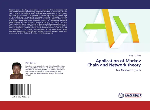 Обложка книги Application of Markov Chain and Network theory, Mary Ochieng