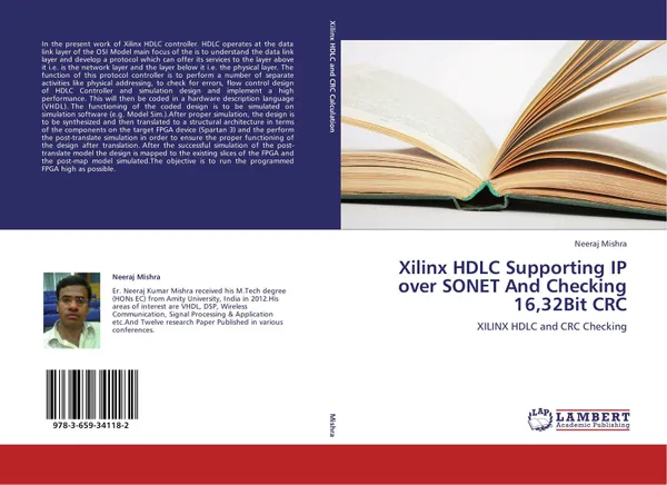 Обложка книги Xilinx HDLC Supporting IP over SONET And Checking 16,32Bit CRC, Neeraj Mishra