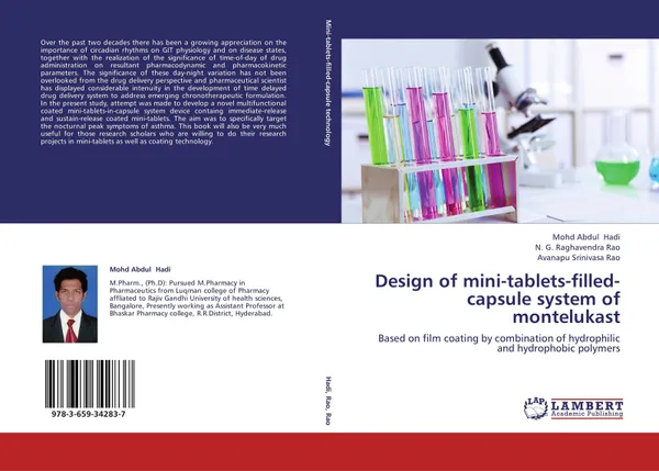 Обложка книги Design of mini-tablets-filled-capsule system of montelukast, Mohd Abdul Hadi,N. G. Raghavendra Rao and Avanapu  Srinivasa Rao