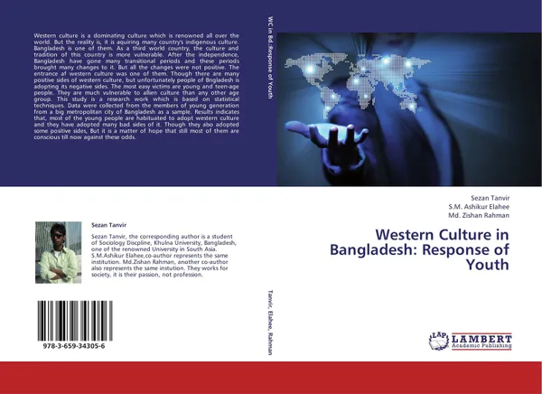 Обложка книги Western Culture in Bangladesh: Response of Youth, Sezan Tanvir,S.M. Ashikur Elahee and Md. Zishan Rahman