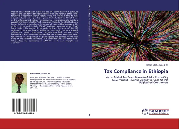 Обложка книги Tax Compliance in Ethiopia, Tefera Mohammed Ali