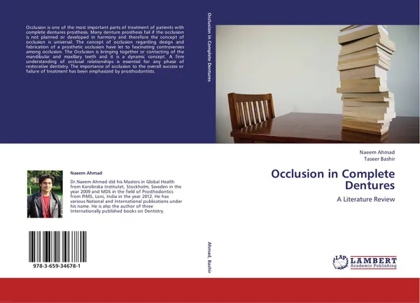 Обложка книги Occlusion in Complete Dentures, Naeem Ahmad and Taseer Bashir