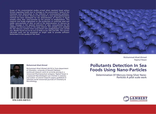 Обложка книги Pollutants Detection In Sea Foods Using Nano-Particles, Muhammad Ahad Ahmed and Najmul Hasan