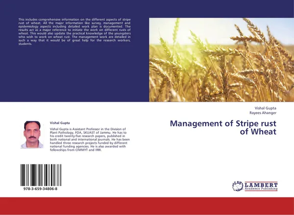 Обложка книги Management of Stripe rust of Wheat, Vishal Gupta and Rayees Ahanger