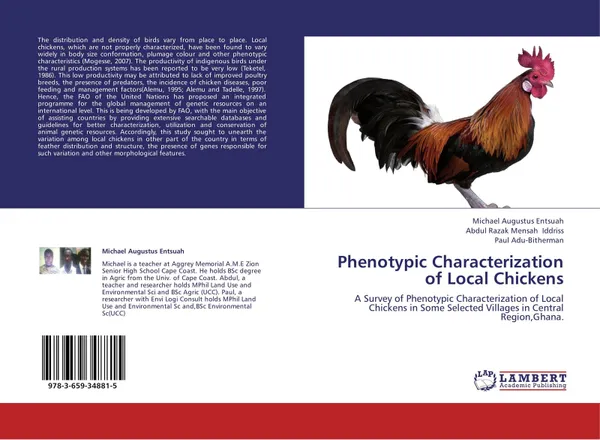 Обложка книги Phenotypic Characterization of Local Chickens, Michael Augustus Entsuah,Abdul Razak Mensah Iddriss and Paul Adu-Bitherman