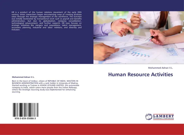 Обложка книги Human Resource Activities, Mohammed Adnan V.L.