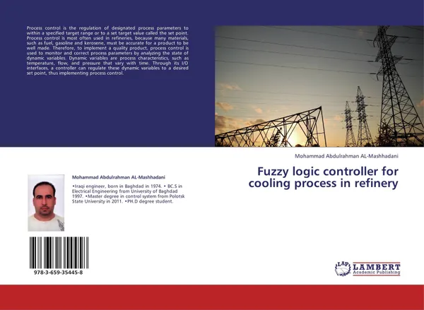 Обложка книги Fuzzy logic controller for cooling process in refinery, Mohammad Abdulrahman AL-Mashhadani