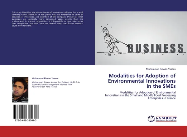 Обложка книги Modalities for Adoption of Environmental Innovations in the SMEs, Muhammad Rizwan Yaseen