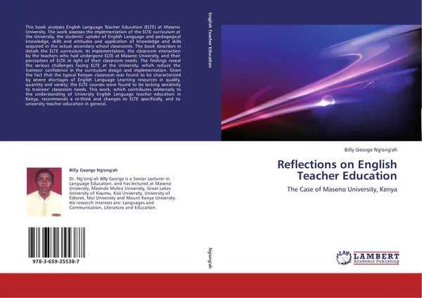 Обложка книги Reflections on English Teacher Education, Billy George Ng'ong'ah