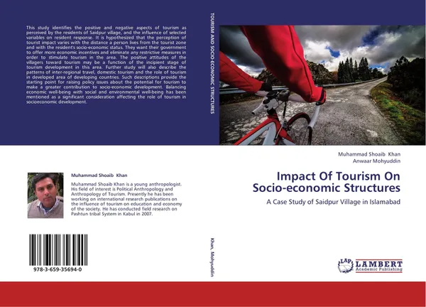 Обложка книги Impact Of Tourism On Socio-economic Structures, Muhammad Shoaib Khan and Anwaar Mohyuddin