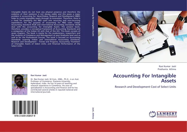 Обложка книги Accounting For Intangible Assets, Ravi Kumar Jasti and Prashanta Athma