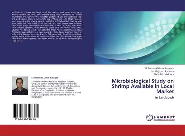Обложка книги Microbiological Study on Shrimp Available in Local Market, Muhammad Omar Faruque,M. Mujibur Rahman and Abdullah Mahsum