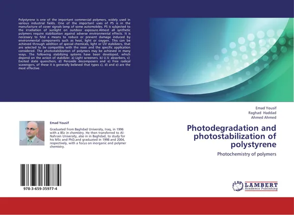 Обложка книги Photodegradation and photostabilization of polystyrene, Emad Yousif,Raghad Haddad and Ahmed Ahmed