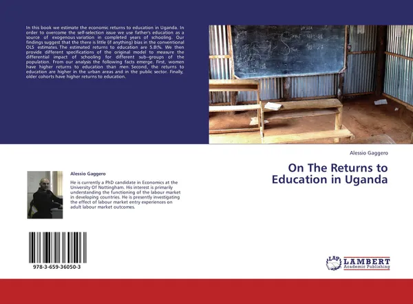 Обложка книги On The Returns to Education in Uganda, Alessio Gaggero