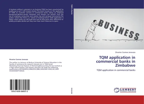 Обложка книги TQM application in commercial banks in Zimbabwe, Divaries Cosmas Jaravaza