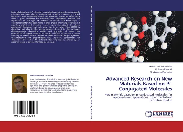 Обложка книги Advanced Research on New Materials Based on Pi-Conjugated Molecules, Mohammed Bouachrine,Mohamed Hamidi and Si Mohamed Bouzzine