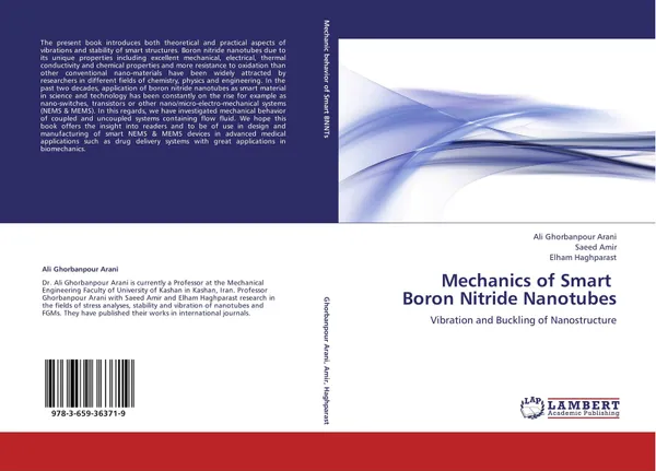 Обложка книги Mechanics of Smart   Boron Nitride Nanotubes, Ali Ghorbanpour Arani,Saeed Amir and Elham Haghparast