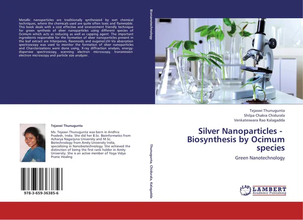 Обложка книги Silver Nanoparticles -   Biosynthesis by Ocimum species, Tejaswi Thunugunta,Shilpa Chakra Chidurala and Venkateswara Rao Kalagadda