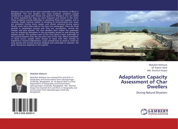 Обложка книги Adaptation Capacity Assessment of Char Dwellers, Abdullah Mahsum,M. Nazrul Islam and Md. Shamiul Huque