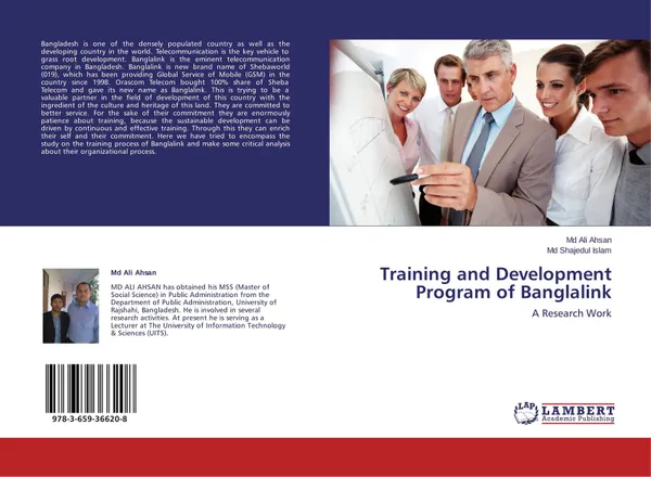 Обложка книги Training and Development Program of Banglalink, MD Ali Ahsan and Md Shajedul Islam