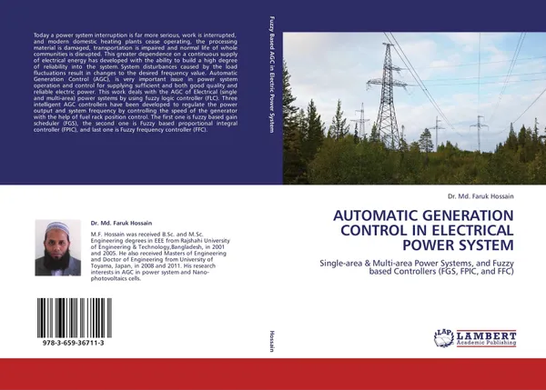 Обложка книги AUTOMATIC GENERATION CONTROL IN ELECTRICAL POWER SYSTEM, Dr. Md. Faruk Hossain