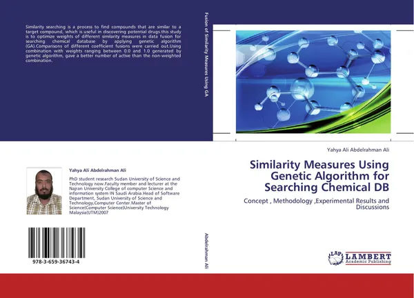 Обложка книги Similarity Measures Using Genetic Algorithm for Searching Chemical DB, Yahya Ali Abdelrahman Ali