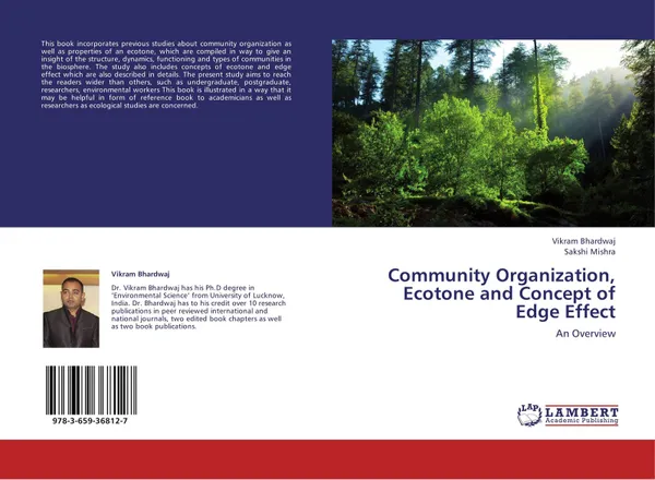 Обложка книги Community Organization, Ecotone and Concept of Edge Effect, Vikram Bhardwaj and Sakshi Mishra