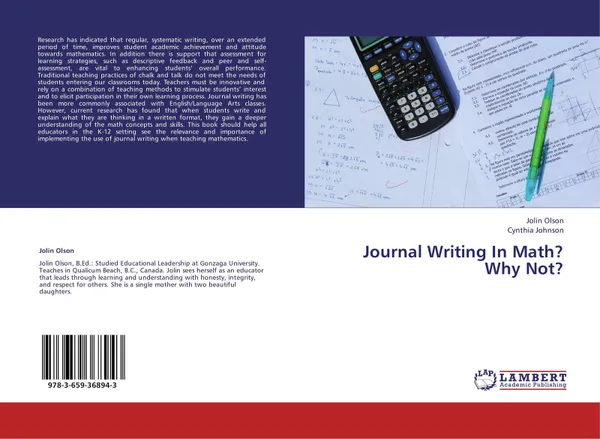 Обложка книги Journal Writing In Math? Why Not?, Jolin Olson and Cynthia Johnson