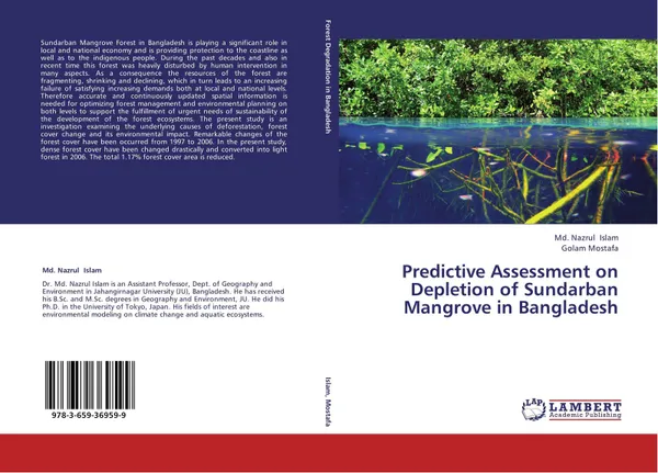 Обложка книги Predictive Assessment on Depletion of Sundarban Mangrove in Bangladesh, Md. Nazrul Islam and Golam Mostafa