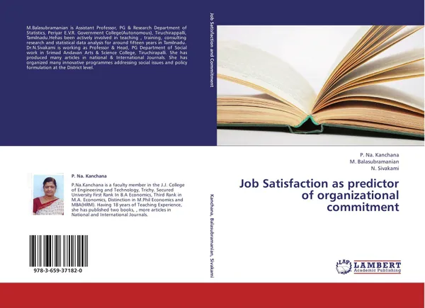 Обложка книги Job Satisfaction as predictor of organizational commitment, P. Na. Kanchana,M. Balasubramanian and N. Sivakami