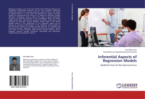 Обложка книги Inferential Aspects of Regression Models, Hari Babu Orsu and Balasiddamuni Pagadala B.Ramana Murthy