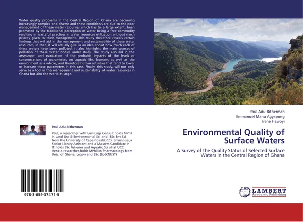 Обложка книги Environmental Quality of Surface Waters, Paul Adu-Bitherman,Emmanuel Manu Agyapong and Irene Fiawoyi