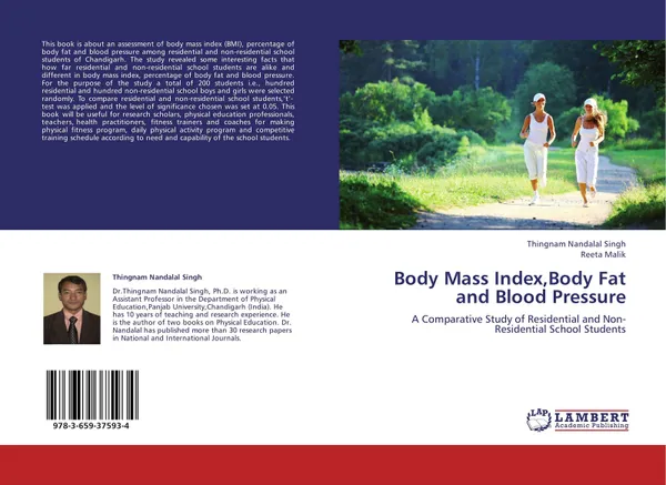 Обложка книги Body Mass Index,Body Fat and Blood Pressure, Thingnam Nandalal Singh and Reeta Malik