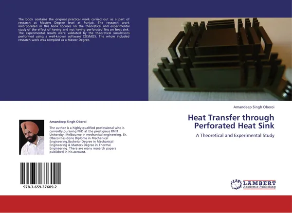 Обложка книги Heat Transfer through Perforated Heat Sink, Amandeep Singh Oberoi