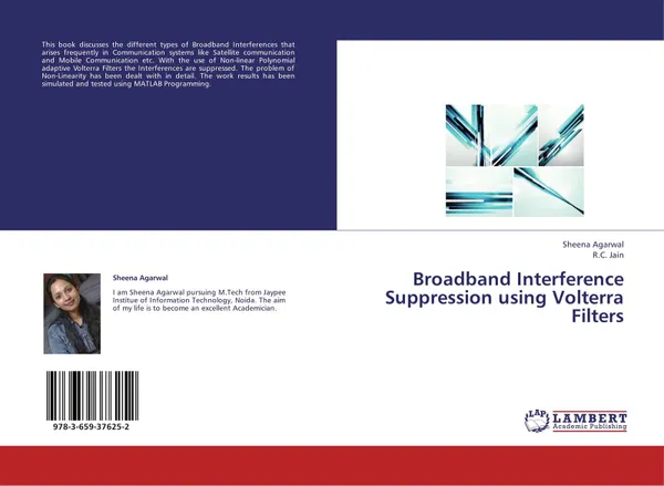 Обложка книги Broadband Interference Suppression using Volterra Filters, Sheena Agarwal and R.C. Jain