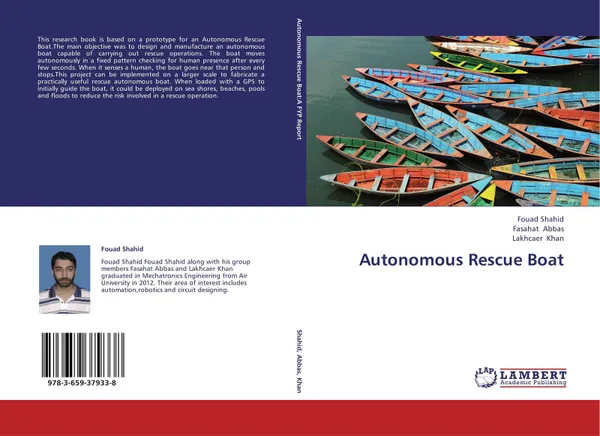 Обложка книги Autonomous Rescue Boat, Fouad Shahid,Fasahat Abbas and Lakhcaer Khan