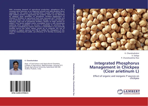 Обложка книги Integrated Phosphorus Management in Chickpea (Cicer arietinum L), K. Chandrashaker,V. Sailaja and P. Chandrasekhar Rao