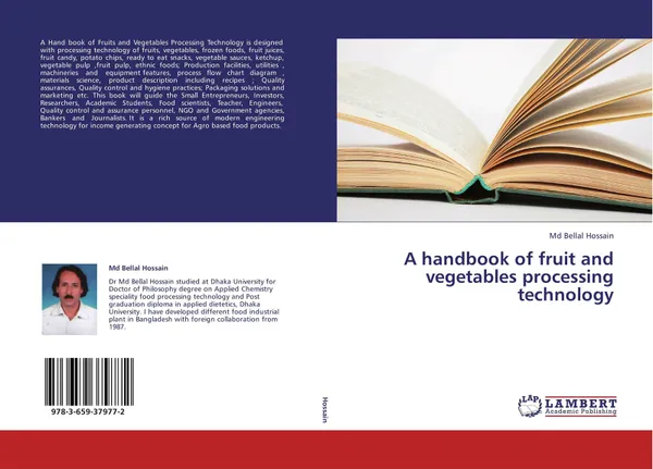 Обложка книги A handbook of fruit and vegetables processing technology, Md Bellal Hossain