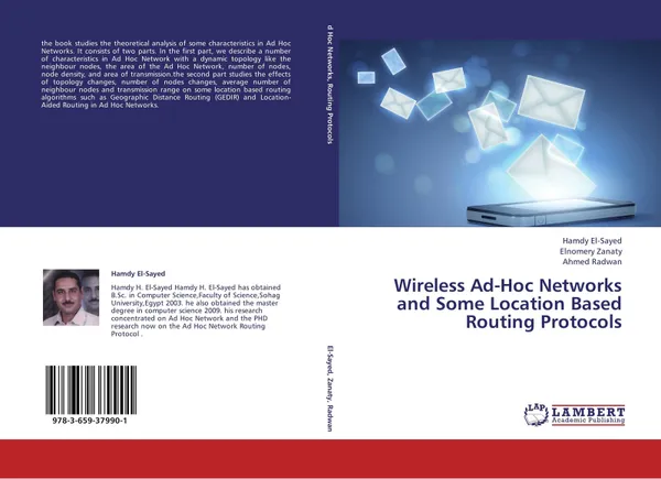 Обложка книги Wireless Ad-Hoc Networks and Some Location Based Routing Protocols, Hamdy El-Sayed,Elnomery Zanaty and Ahmed Radwan