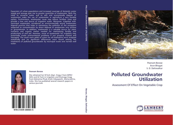 Обложка книги Polluted Groundwater Utilization, Poonam Borase,Arun Bhagat and S. D. Dahiwalkar