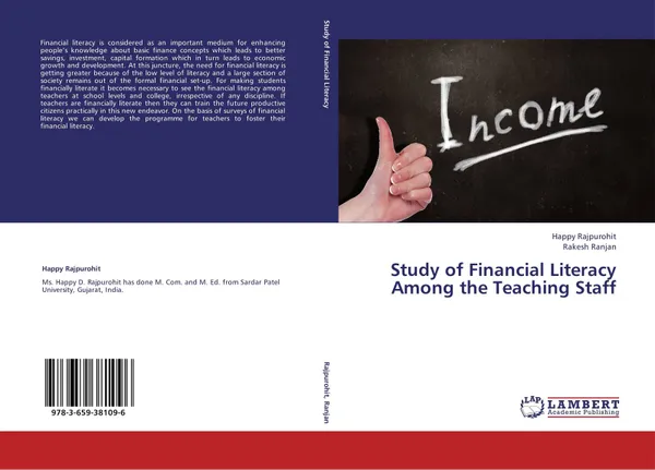 Обложка книги Study of Financial Literacy Among the Teaching Staff, Happy Rajpurohit and Rakesh Ranjan