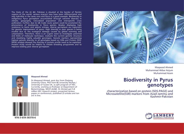 Обложка книги Biodiversity in Pyrus genotypes, Maqsood Ahmed,Muhammad Akbar Anjum and Muhammad Azam