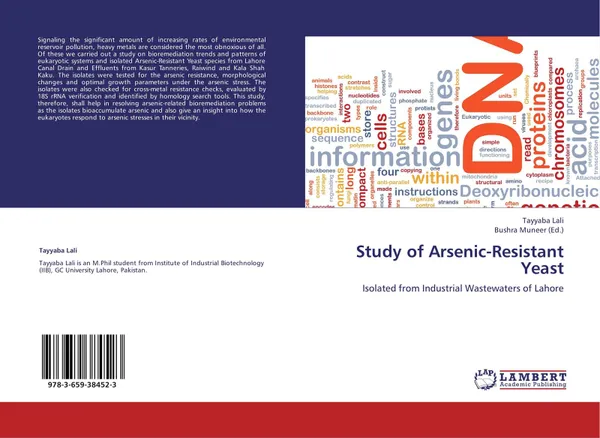 Обложка книги Study of Arsenic-Resistant Yeast, Tayyaba Lali and Bushra Muneer