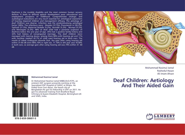 Обложка книги Deaf Children: Aetiology And Their Aided Gain, Mohammad Nasimul Jamal,Rashedul Hasan and Ali Imam Ahsan