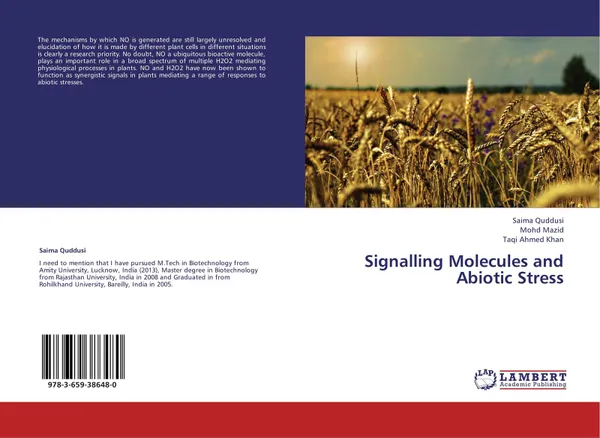 Обложка книги Signalling Molecules and Abiotic Stress, Saima Quddusi,Mohd Mazid and Taqi Ahmed Khan