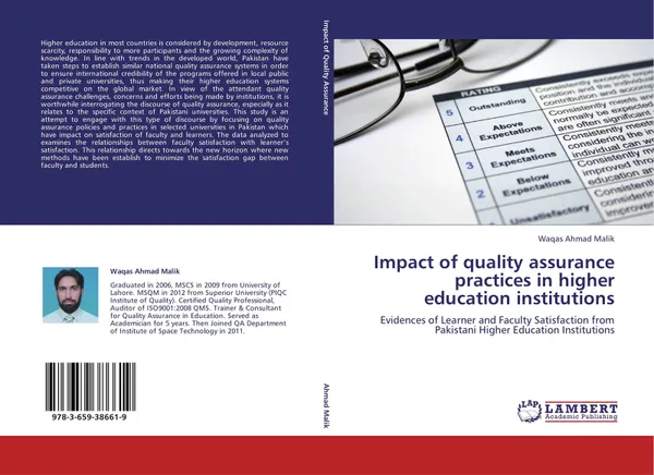 Обложка книги Impact of quality assurance practices in higher education institutions, Waqas Ahmad Malik