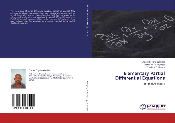 Обложка книги Elementary Partial Differential Equations, Charles C. Iyaya Wanjala,Alfred W. Manyonge and Boniface O. Kwach