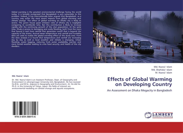 Обложка книги Effects of Global Warming on Developing Country, Md. Nazrul Islam,Md. Shahidul Islam and M. Nazrul Islam