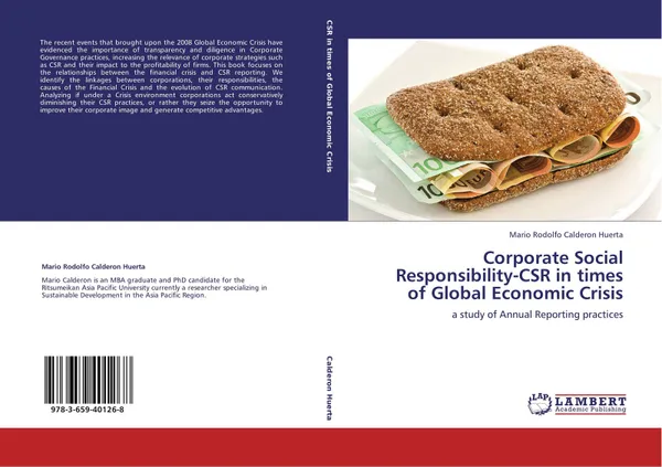 Обложка книги Corporate Social Responsibility-CSR in times of Global Economic Crisis, Mario Rodolfo Calderon Huerta