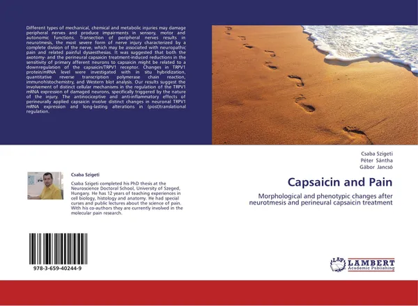 Обложка книги Capsaicin and Pain, Csaba Szigeti,Péter Sántha and Gábor Jancsó